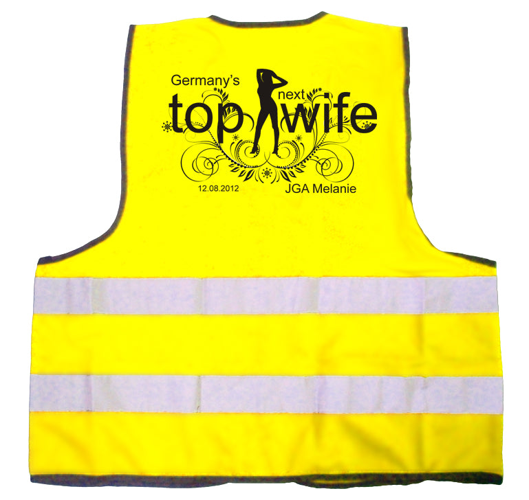 Junggesellenabschied Weste "Top Wife 2" #1612