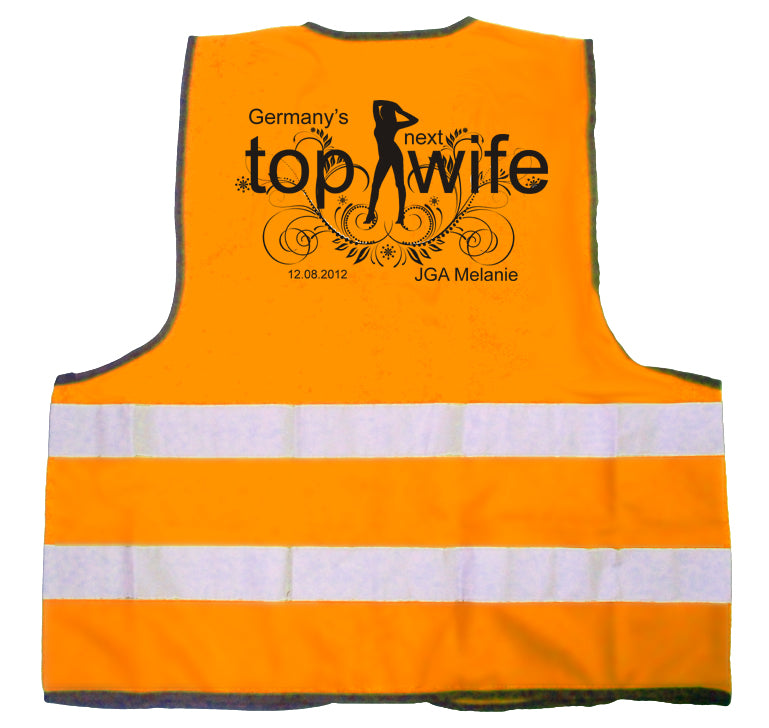 Junggesellenabschied Weste "Top Wife 2" #1612