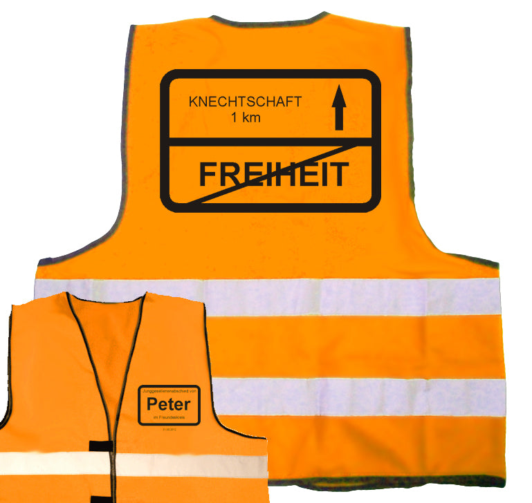 Junggesellenabschied Weste "Knechtschaft" #1611