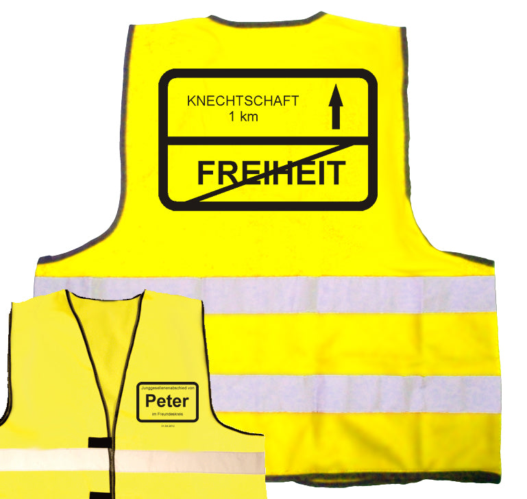 Junggesellenabschied Weste "Knechtschaft" #1611