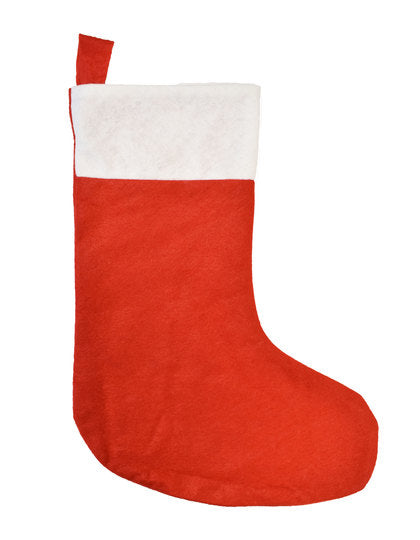 Weihnachtsstrumpf rot/weiß X-Mas Socke