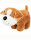 MiniFeet&reg; Sp&uuml;rnase Pl&uuml;sch Hund mit Namens T-Shirt personalisiert