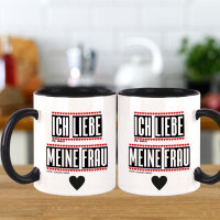 FUNNYWORDS&reg;  Ich Liebe meine Frau Kaffebecher Tasse...