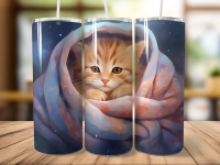 Sweet Cat - mieses Wetter - Tumbler Edelstahl Trinkflasche