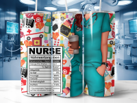 Nurse / Krankenschwester Tumbler Edelstahl Trinkflasche...