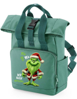 Green Santa Bla Bla Bla - Ich hasse Menschen Backpack Rucksack Standard
