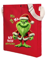 Green Santa Bla Bla Bla - Ich hasse Menschen - Shopper Like