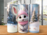 Sweet Bunny Pink - Tumbler Edelstahl Trinkflasche