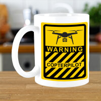 Copter Pilot Drohnen Pilot Kaffeebecher