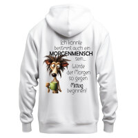 Morgenmensch Spruch Premium Hoodie by Funnywords®